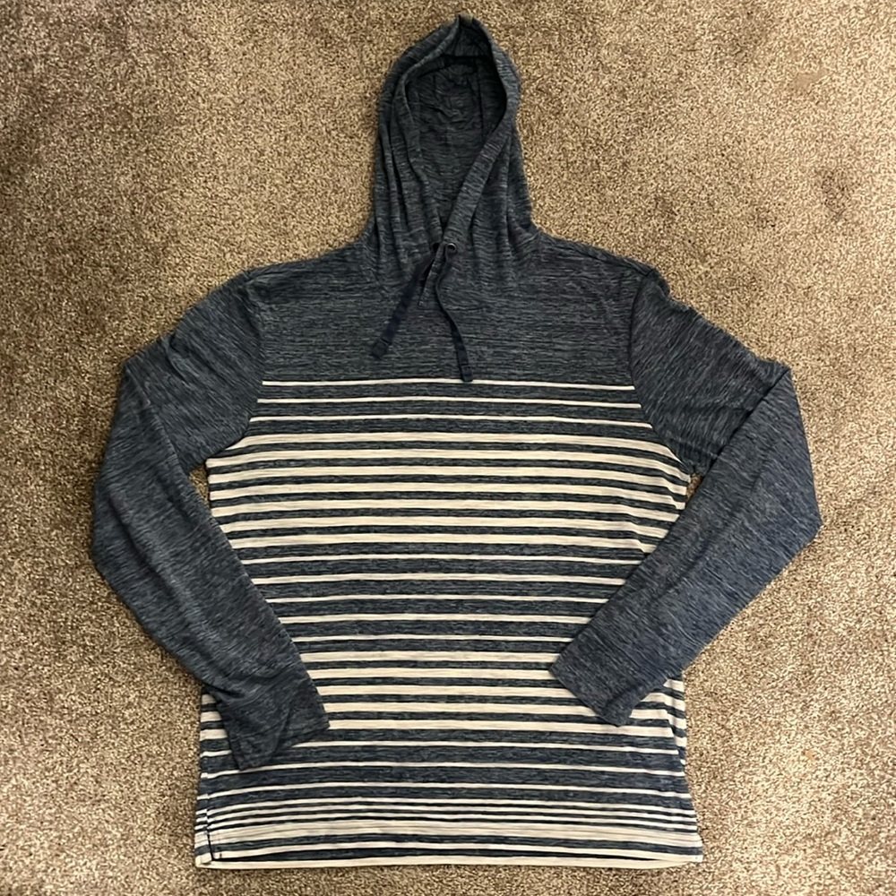Banana Republic Heather Blue Lightweight Sweatshirtrt